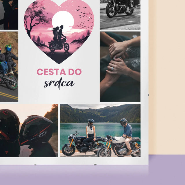 Fotokoláž: Cesta Do Srdca - Plagát
