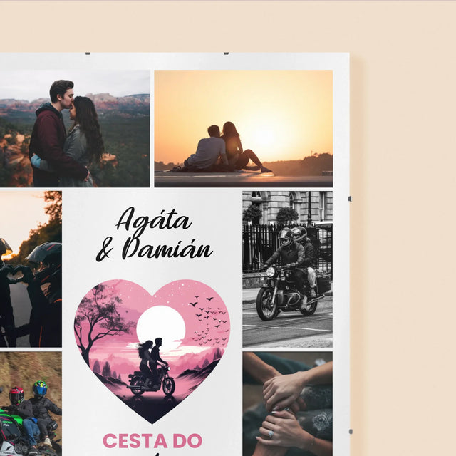 Fotokoláž: Cesta Do Srdca - Plagát