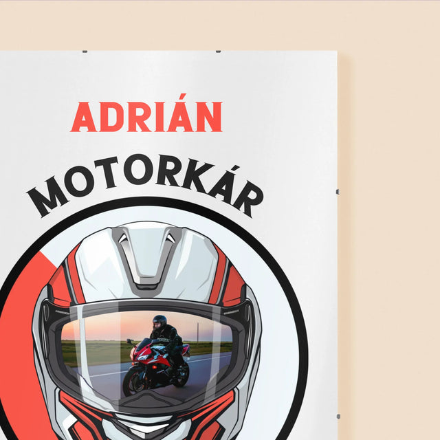 Fotografia A Podpis: Motorkár Od Narodenia - Plagát