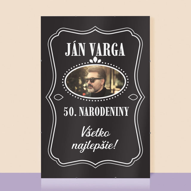 Fotografia A Podpis: 50. Narodeniny Všetko Najlepšie - Plagát