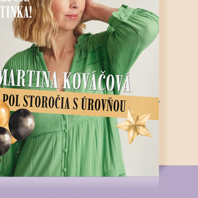 Obálka Časopisu: Konečne 50 - Plagát