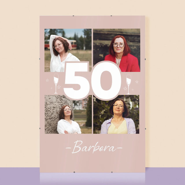 Fotokoláž: 50 Poháriky - Plagát