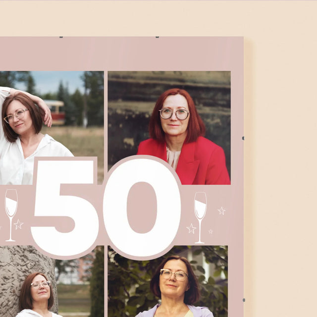Fotokoláž: 50 Poháriky - Plagát