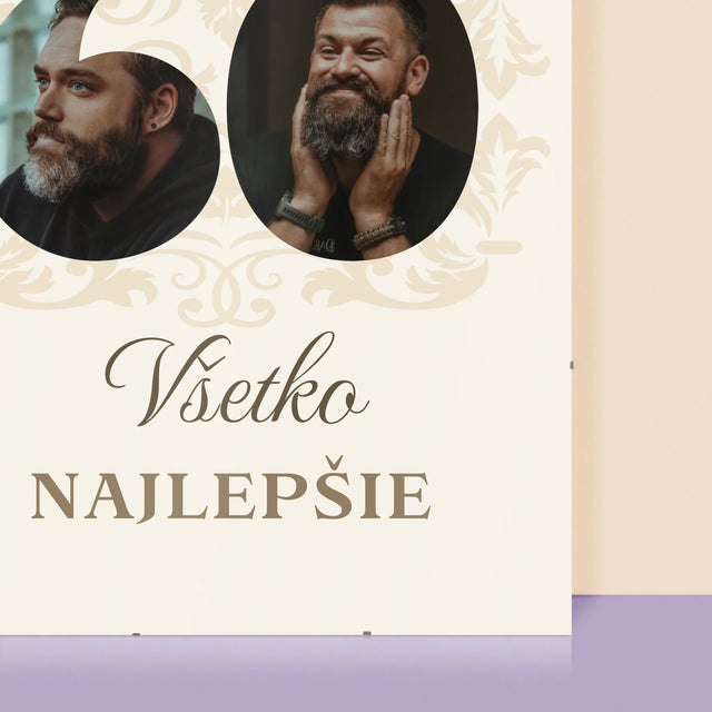 Slovo Z Fotografií: Milovanému Ockovi K 60. Narodeninám - Plagát