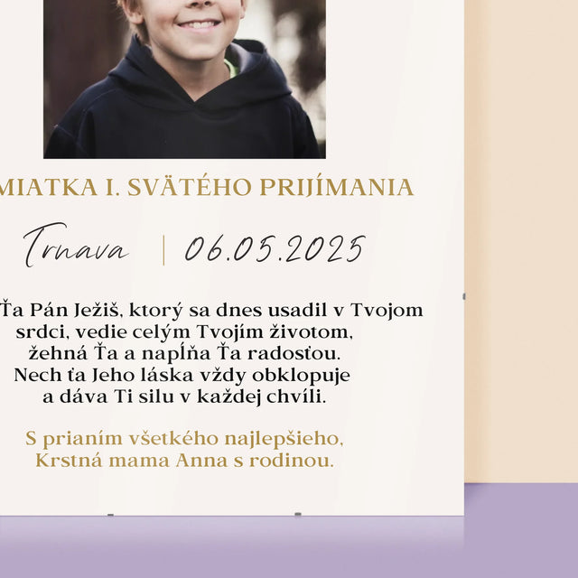 Fotografia A Podpis: Pamiatka Prijímania Klasická - Plagát