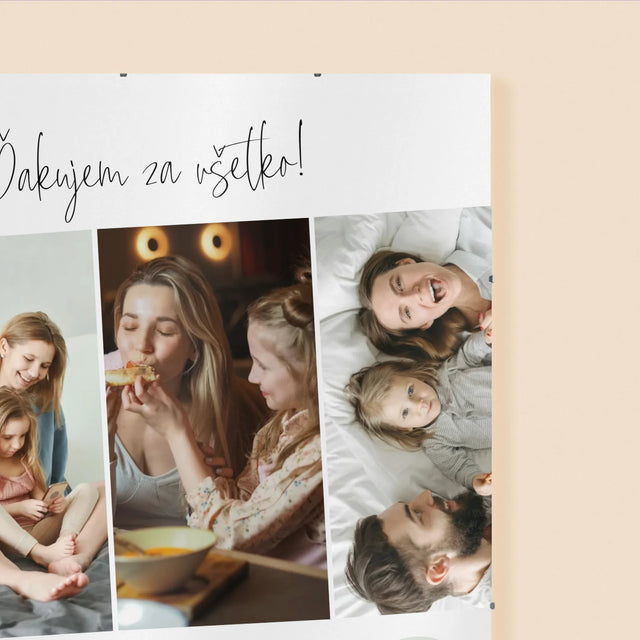 Fotokoláž: Mami, Ďakujem Ti Za Všetko - Plagát
