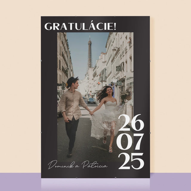 Fotografia A Podpis: Gratulácie K Svadbe - Plagát
