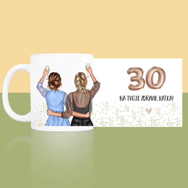Tvorenie Postavy: Na Tvoje Zdravie 30 - Hrnček