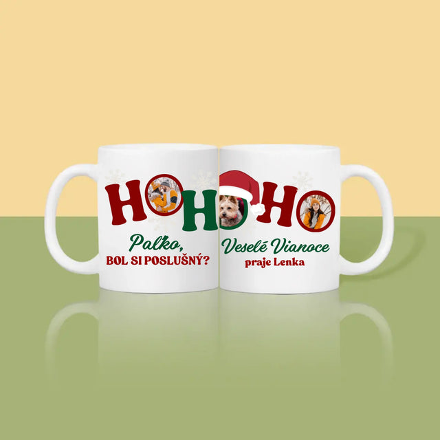 Fotokoláž: Ho Ho Ho - Hrnček