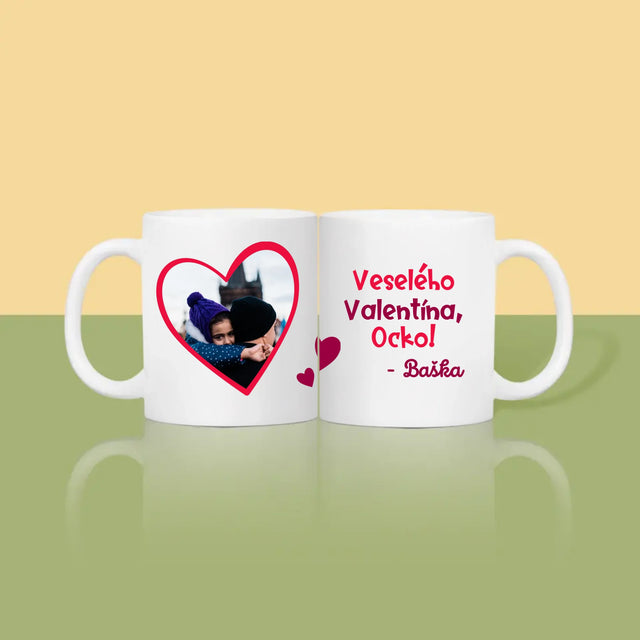 Fotografia A Podpis: Valentínka Pre Ocka - Hrnček