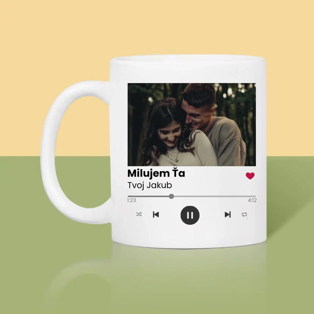 Fotografia A Podpis: Spotify S Qr Kódom - Hrnček