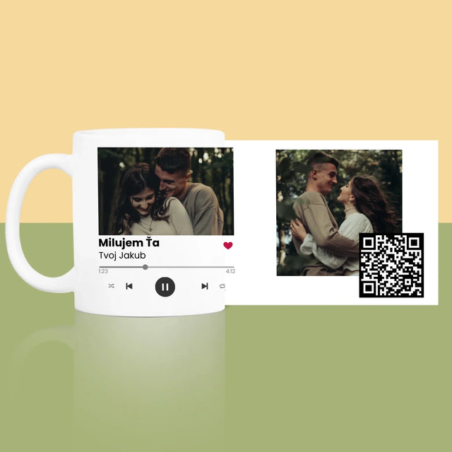 Fotografia A Podpis: Spotify S Qr Kódom - Hrnček