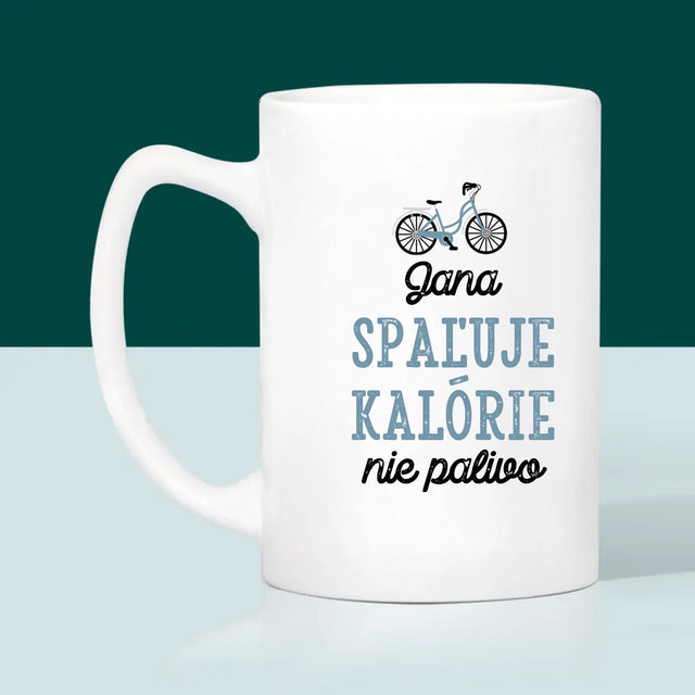 Fotokoláž: Spaľuje Kalórie, Nie Palivo - Hrnček