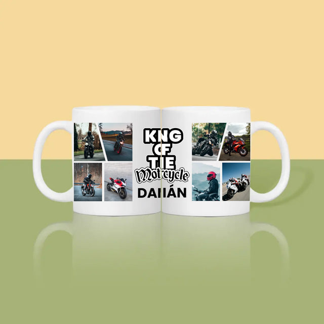 Fotokolaż: King Of The Motorcycle - Kubek z Nadrukiem | SK