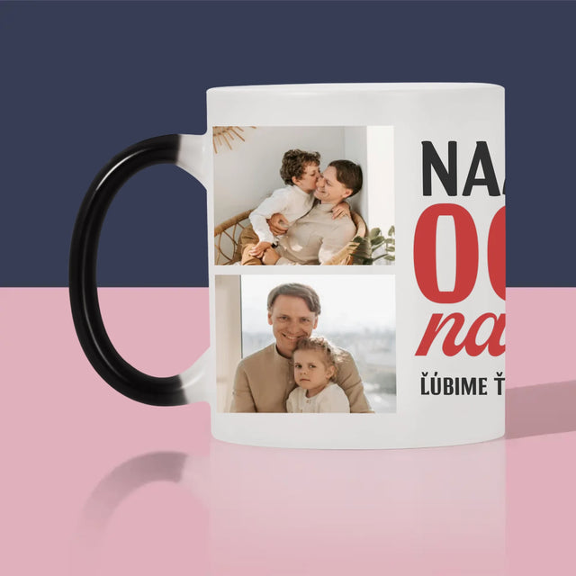 Fotokolaż: Najlepszy Tata Na Całym Świecie - Kubek z Nadrukiem | SK