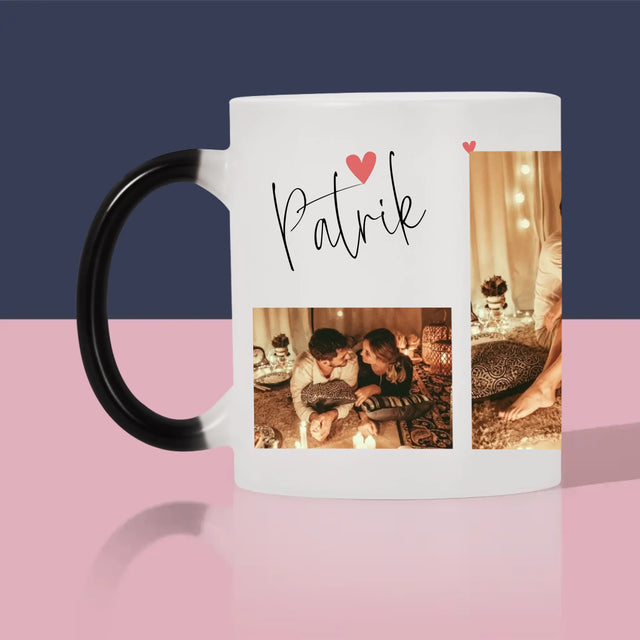 Fotokolaż: Kochanie Kocham Cię - Kubek z Nadrukiem | SK