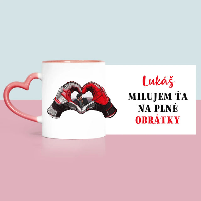 Zdjęcie I Podpis: Kocham Cię Na Pełnych Obrotach - Kubek z Nadrukiem | SK