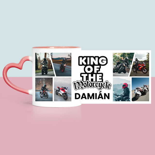 Fotokolaż: King Of The Motorcycle - Kubek z Nadrukiem | SK