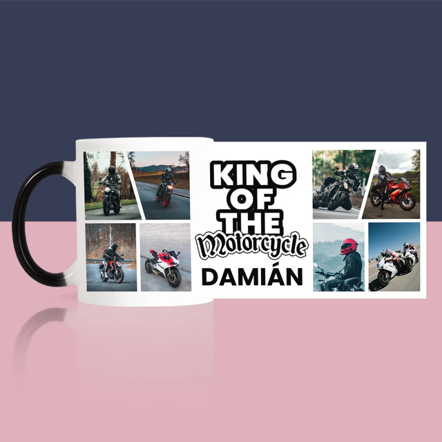 Fotokolaż: King Of The Motorcycle - Kubek z Nadrukiem | SK