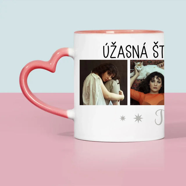 Fotokoláž: Úžasná Štyridsiatnička - Hrnček