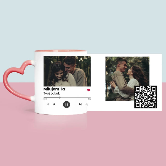Fotografia A Podpis: Spotify S Qr Kódom - Hrnček