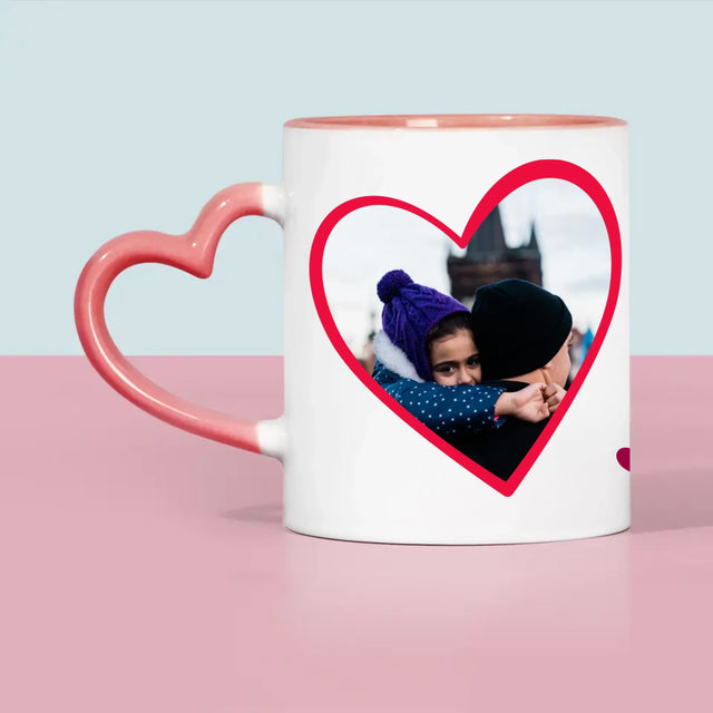Fotografia A Podpis: Valentínka Pre Ocka - Hrnček