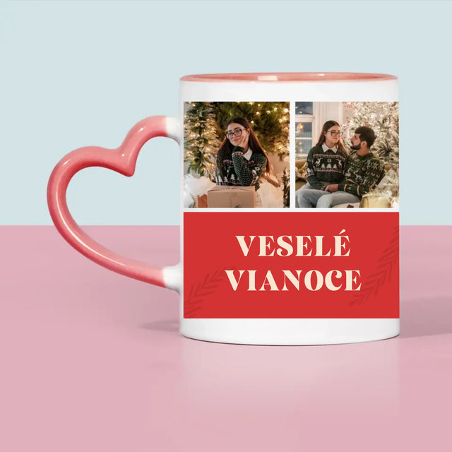 Fotokoláž: Vianočné Fotografie - Hrnček
