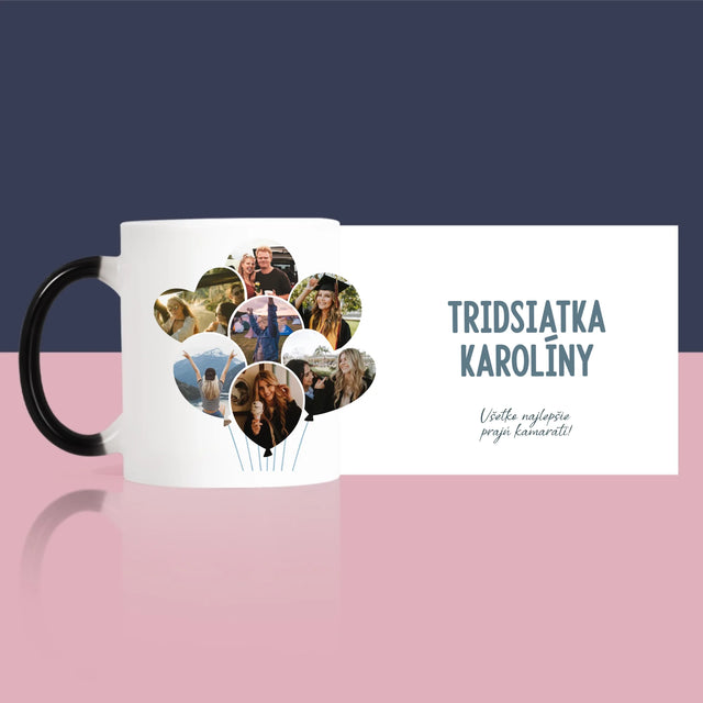 Tvar Z Fotografií: Tridsiatka Balóny - Hrnček