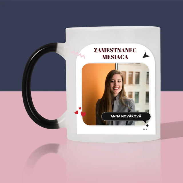 Fotografia A Podpis: Zamestnanec Mesiaca - Hrnček