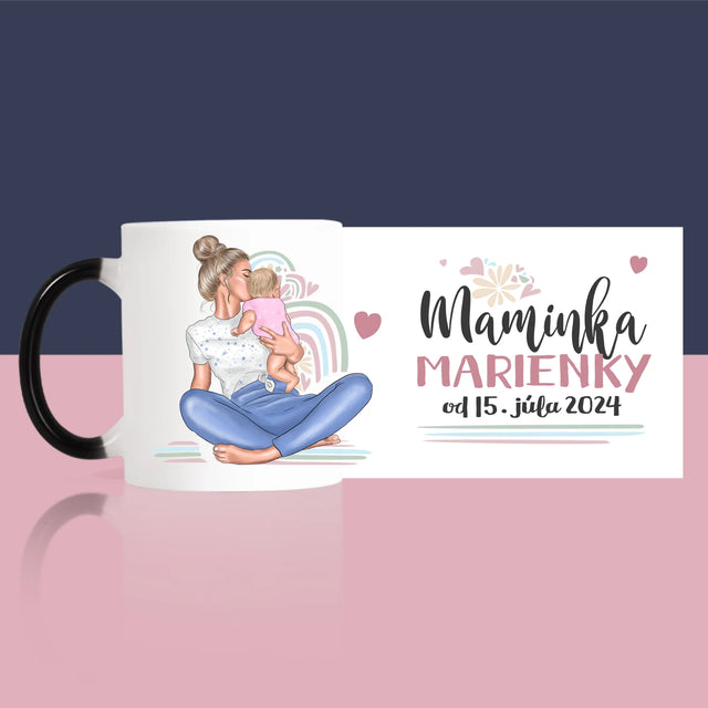 Tvorenie Postavy: Mladá Mama - Hrnček