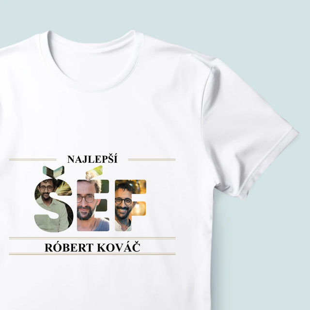 Slovo Z Fotografií: Najlepší Šéf 2 - Pánske Tričko