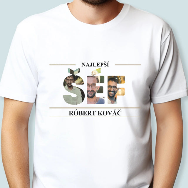 Slovo Z Fotografií: Najlepší Šéf 2 - Pánske Tričko