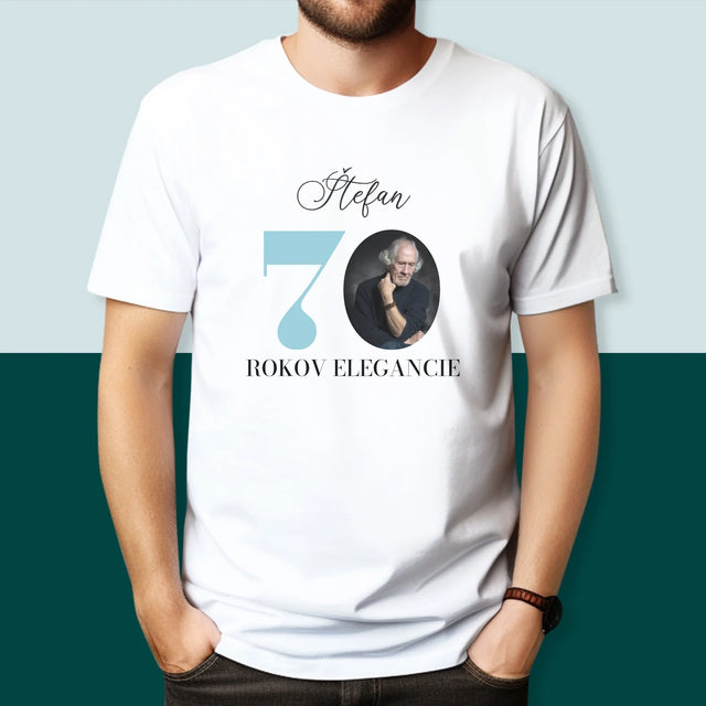 Fotografia A Podpis: 70 Rokov Elegancie - Pánske Tričko