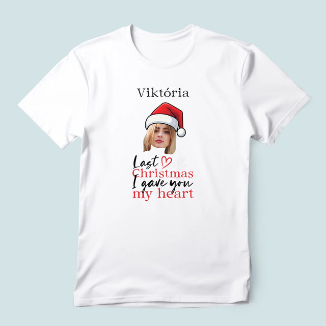 Fotografia A Podpis: Last Christmas I Gave You My Heart - Pánske Tričko