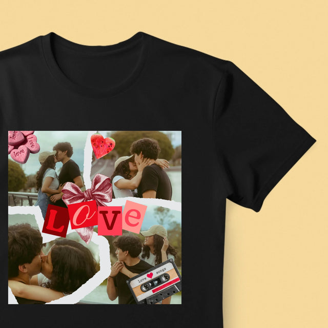 Fotokoláž: Love Retro - Pánske Tričko