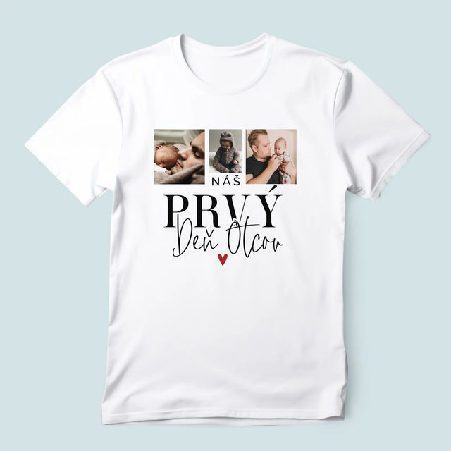 Fotokoláž: Na Prvý Deň Otcov - Pánske Tričko