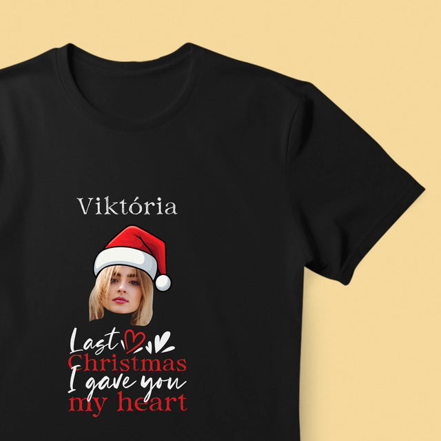 Fotografia A Podpis: Last Christmas I Gave You My Heart - Pánske Tričko