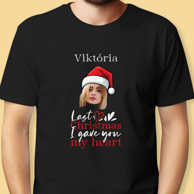 Fotografia A Podpis: Last Christmas I Gave You My Heart - Pánske Tričko