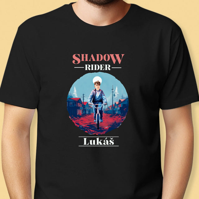Twoja Postać: Shadow Rider - Koszulka Męska z Nadrukiem | SK