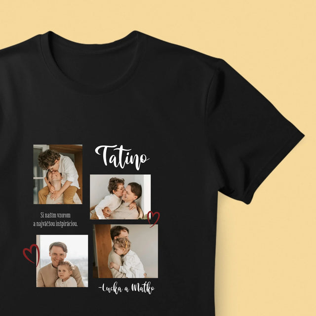 Fotokoláž: Tatino - Pánske Tričko