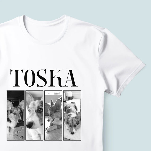 Fotokoláž: Klasický Bootleg S Domácim Miláčikom - Pánske Tričko