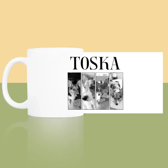 Fotokoláž: Klasický Bootleg S Domácim Miláčikom - Hrnček
