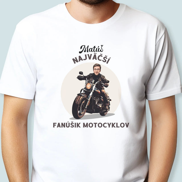 Tvoja Postava: Fanúšik Motocyklov - Pánske Tričko