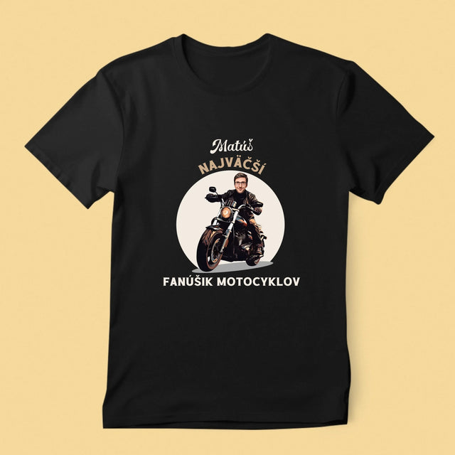 Tvoja Postava: Fanúšik Motocyklov - Pánske Tričko