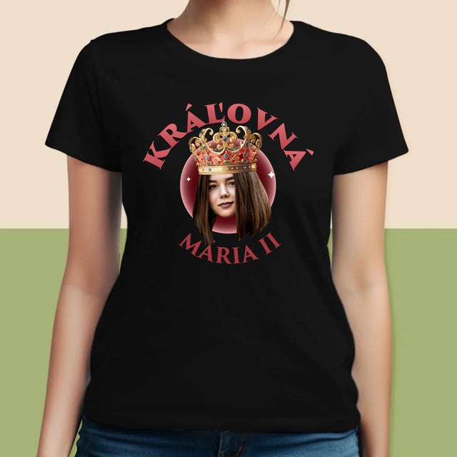 Fotografia A Podpis: Kráľovná Fotografia - Dámske Tričko