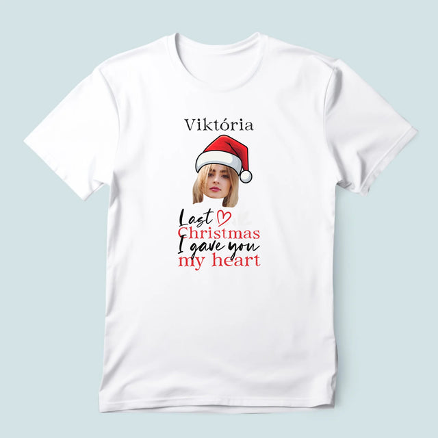 Fotografia A Podpis: Last Christmas I Gave You My Heart - Pánske Tričko