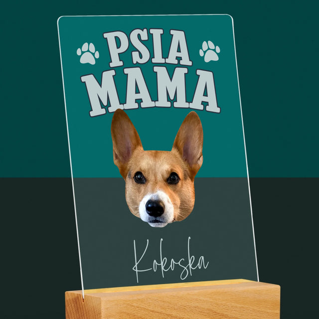 Tvoja Postava: Psia Mama - Tlač Na Akrylové Sklo