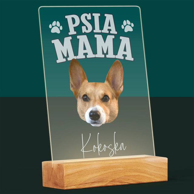 Tvoja Postava: Psia Mama - Tlač Na Akrylové Sklo