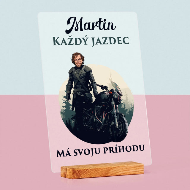 Tvoja Postava: Každý Jazdec - Tlač Na Akrylové Sklo