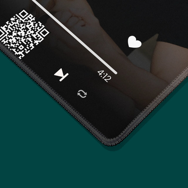 Zdjęcie i Podpis: Wasza Piosenka Kod Qr - Podkładka Pod Myszkę | RO
